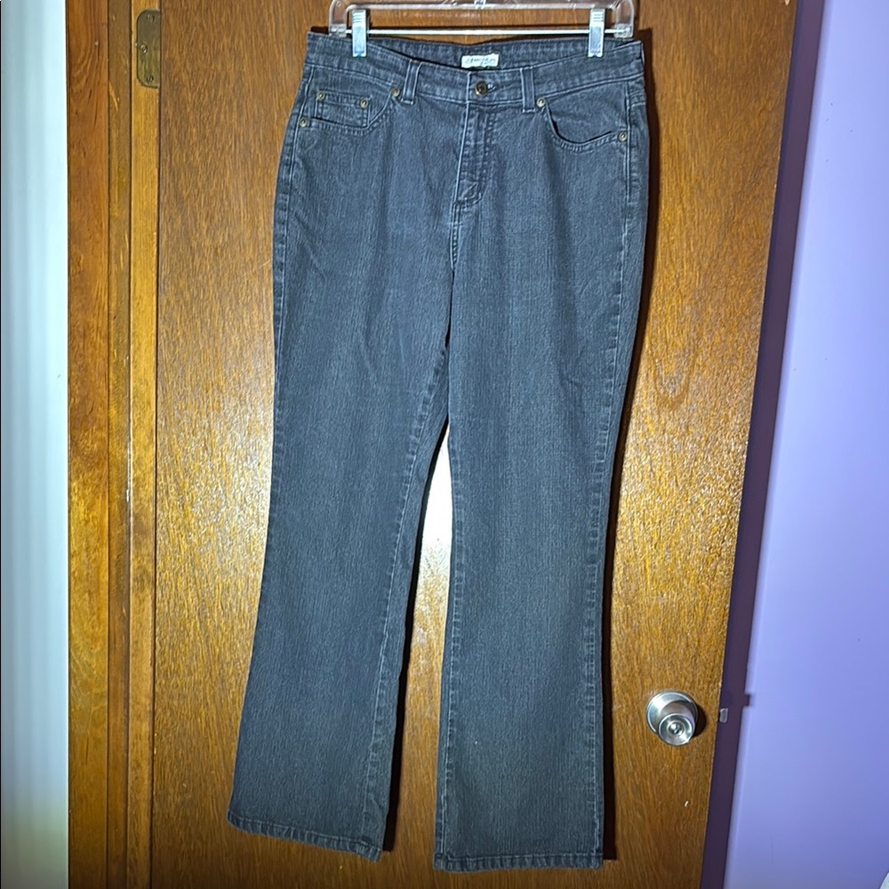 St. John's Bay Faded Black Bootcut Denim Jeans